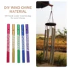 50 Pcs DIY Wind Kit Material Replacement Aluminum Metal Tube Supplies Cardinal Wind Chimes Aluminum Wind Wind 3