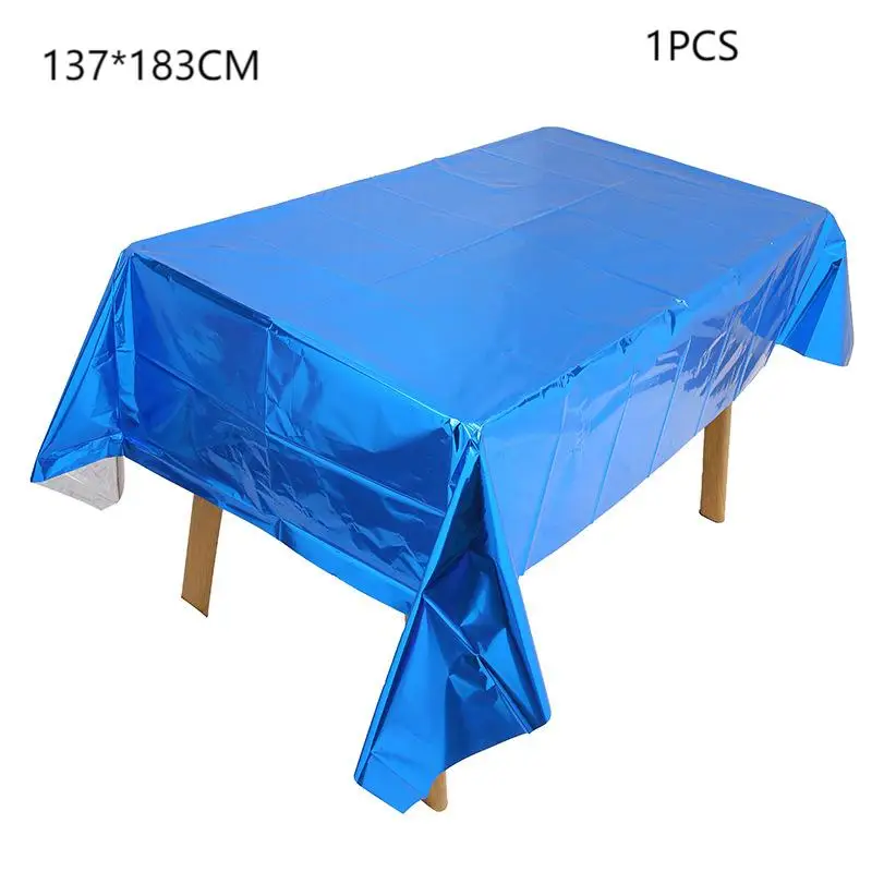 Tovaglia Glitterata Colorata 137x274 Cm – Olografica, Usa E Getta, Impermeabile, Per Feste Di Compleanno, Matrimoni, Picnic - 2