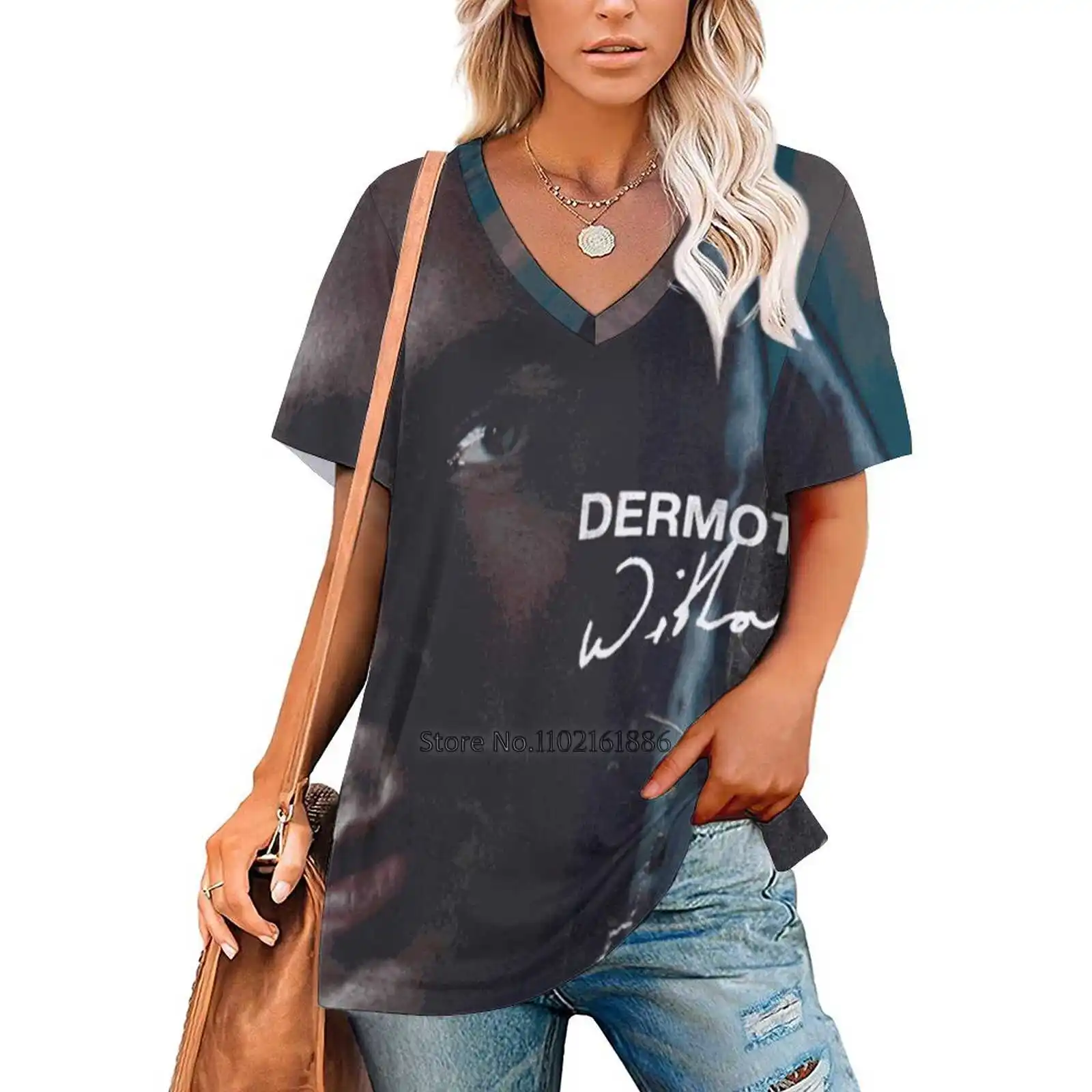 Dermot Women Print T-Shirt Summer Casual Tops Streetwear T Shirt Boho  Ladies Top Kennedy Y2K Clothes T-Shirts T-Shirts - AliExpress