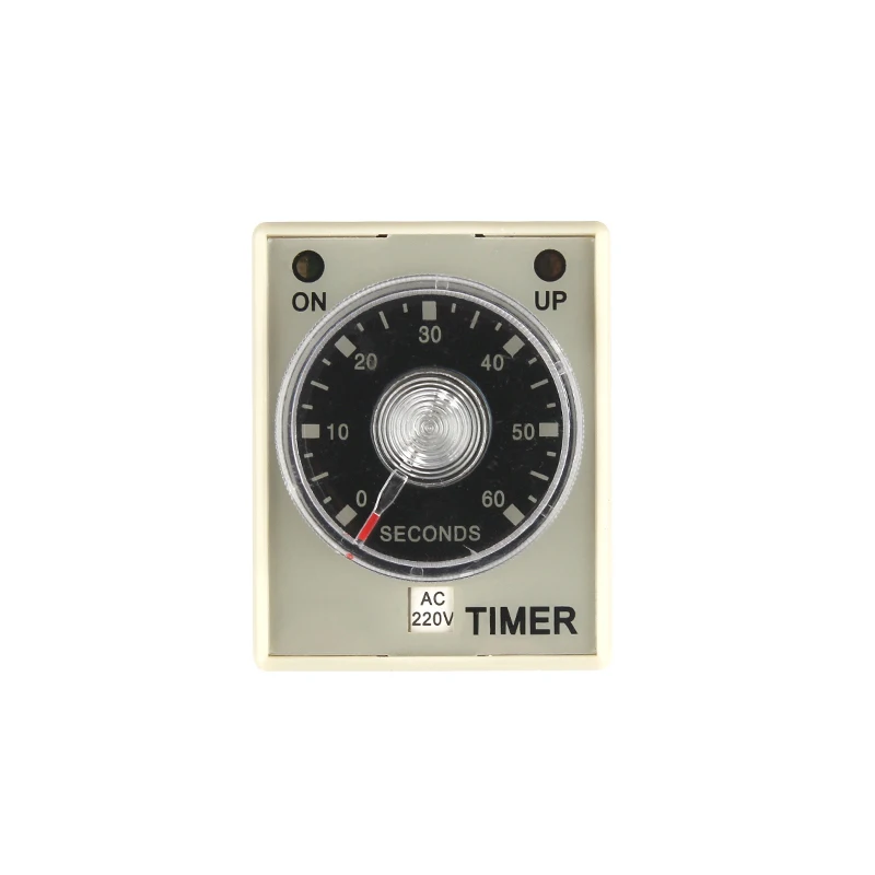 

AH3-3 Time Relay Power on Delay Delay Time 1S/6S/10S/30S/60S 5M/10M/30M/60M Selectable AC220V DC24V