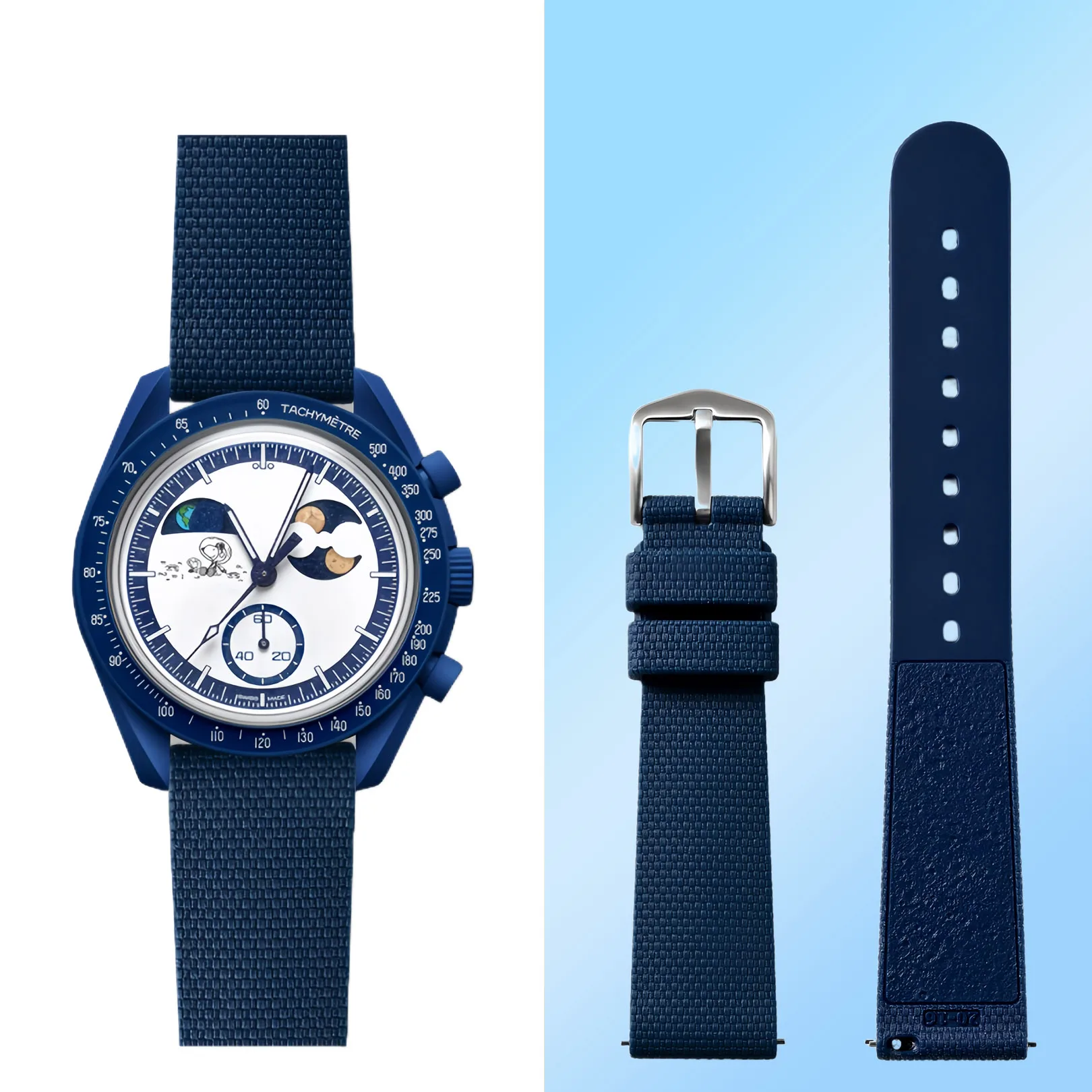 Soft Silicone Quick Release Watch Strap, 20mm - Stylish Replacement Wristband Accessory