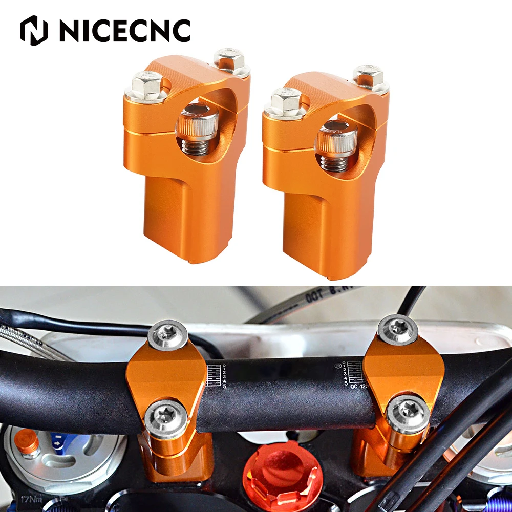 1 1/8" 28mm Handlebar Riser Clamp Mount Brcket For KTM 690 SMC Enduro R