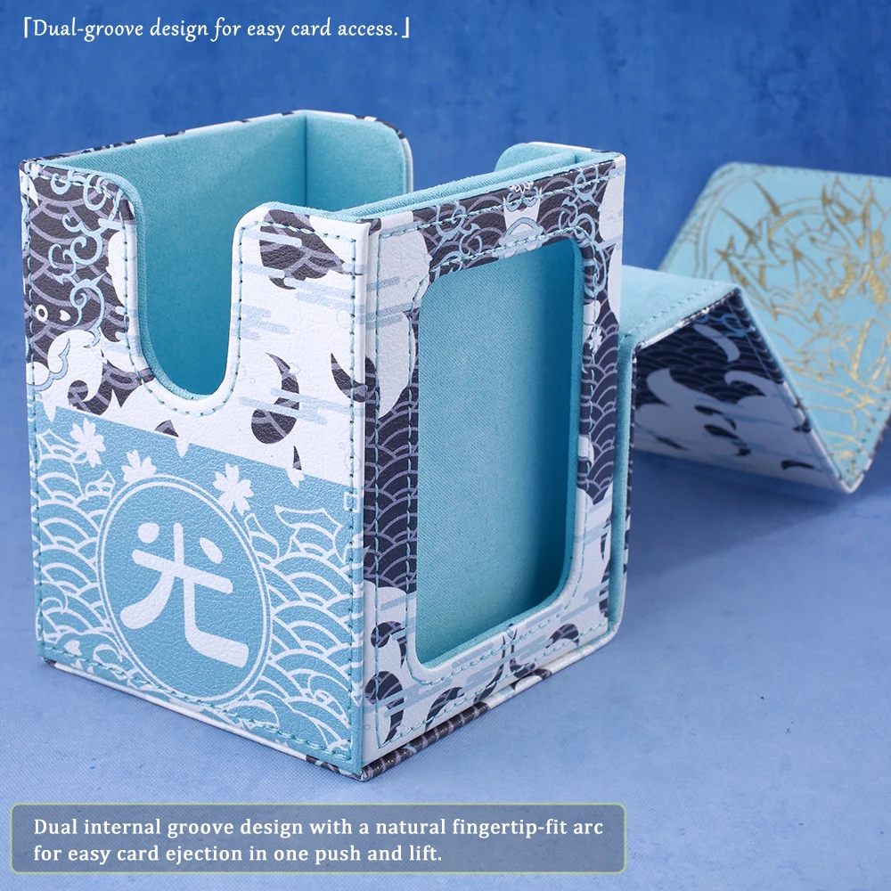 Diviner Dragons Chi Deck Storage Boxes Magnetic Closure PU Leather