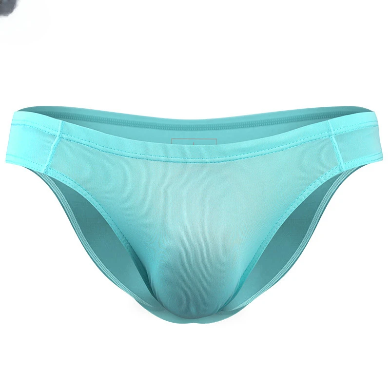 Cheap 1PC Breathable Underwear Panties Boxers Translucent Ice Silk