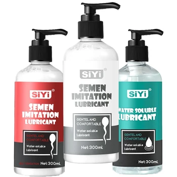 600ml/300ml Semen Lubricant Water Based Sex Lube For Couples Women Vagina Anal Lubrication Gel Men Gay Sexual Intimate Toys Oil 1