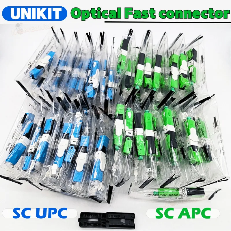 Connettore Rapido Unikit Ftth Esc250D Sc Apc E Sc Upc Connettore Rapido In Fibra Ottica Monomodale Ftth Sm Miglior Connettore Rapido Ottico
