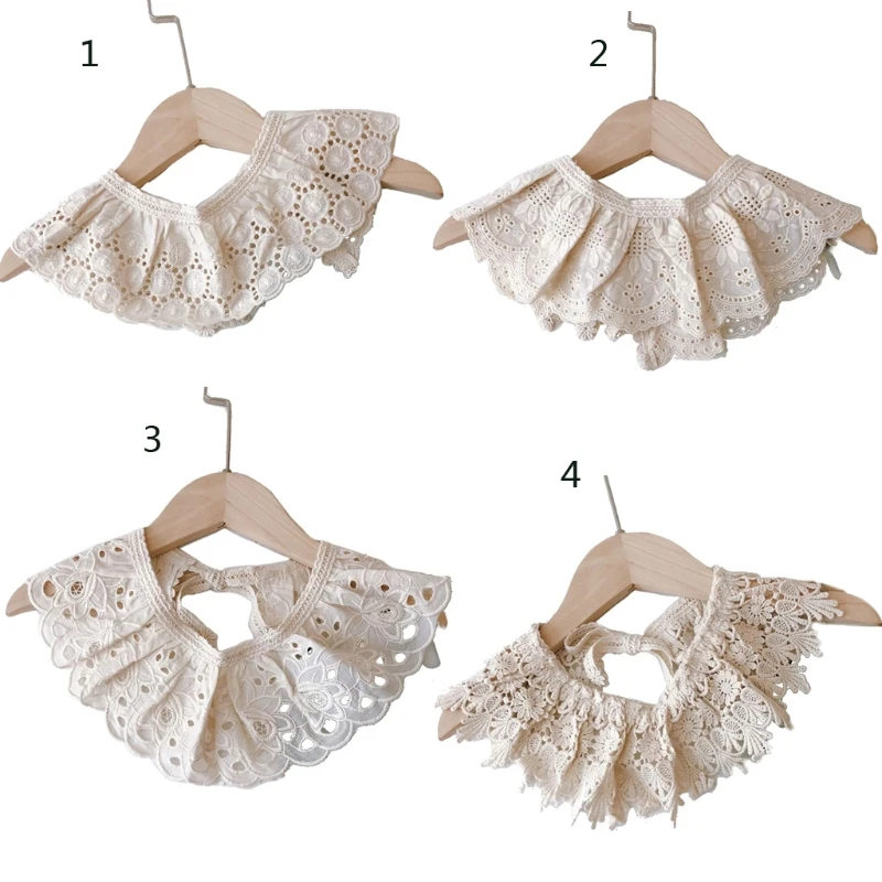 

Detachable Fake Collar Children Clothes Cotton Shawl for Little Girl Korean Kids Clothes Accessiory