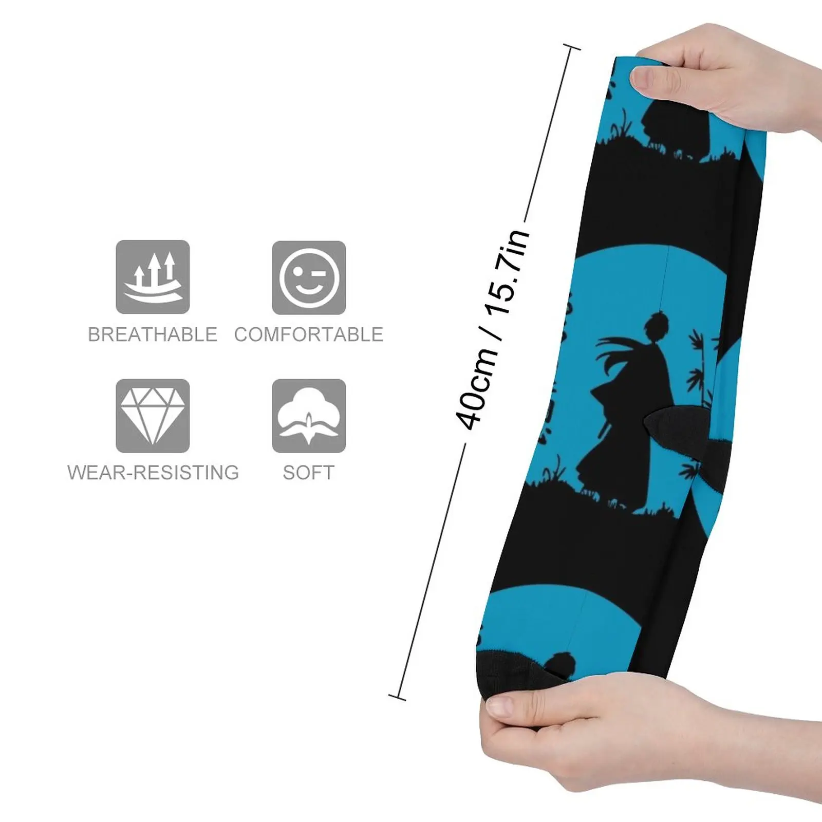 Rurouni Kenshin Retro Vintage - Tshirt Socks Crossfit socks Mens socks Socks Women's