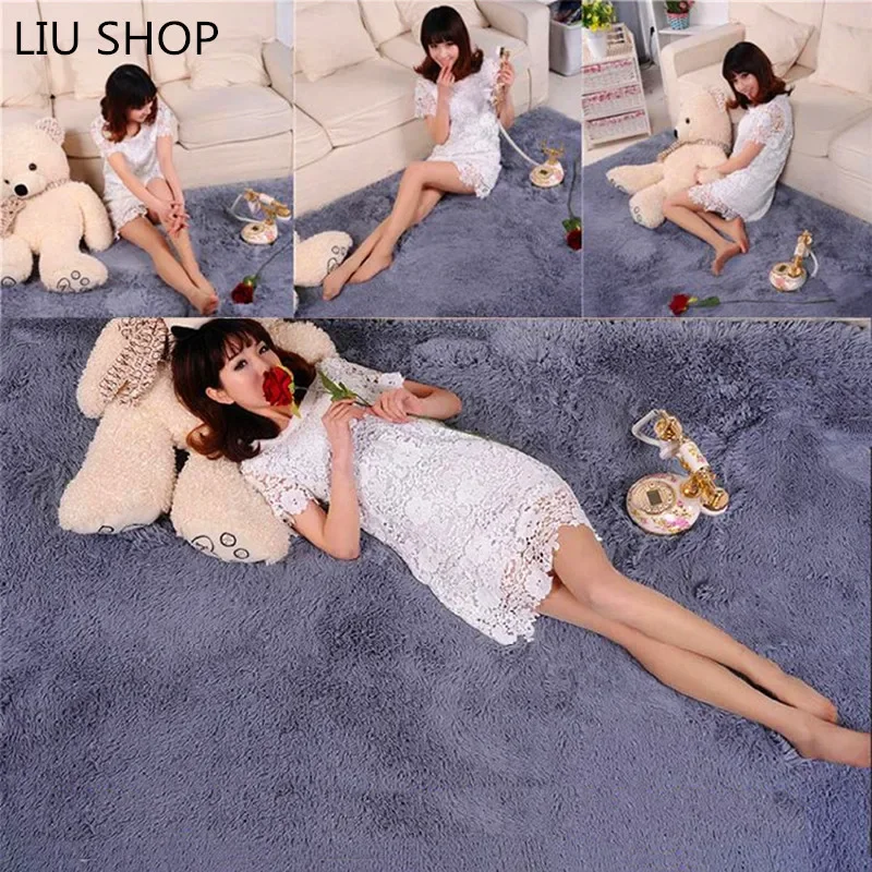 Anti-slip Large Floor Carpets For Living Room Modern Area Rug For Bedroom Soft and Comfortable Rug Custom 4.5cm thick 200*300CM