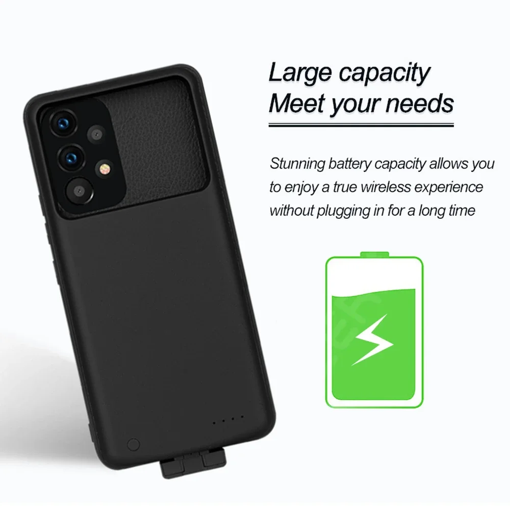 배터리 충전기 커버, 삼성 갤럭시 A53 5G 배터리 케이스, 5000mAh 마그네틱 충전 커버, 삼성 A53 보조배터리 케이스