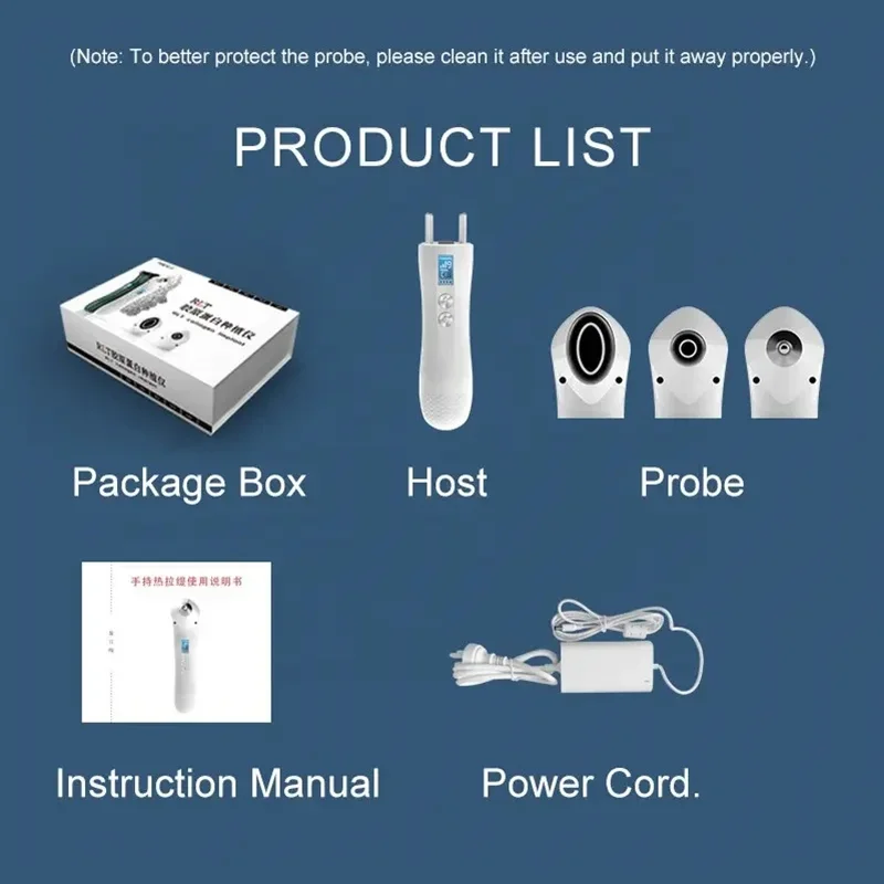 2025 RF Lifting Collagen Regeneration Machine Skin Tightening Eye Face Wrinkle Removal Breast Massage Antiaging Beauty Device