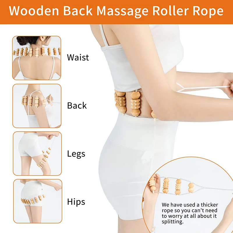 Holz Massage Set Zur Schmerztherapie Und Gegen Cellulite Am Körper_voghion.com