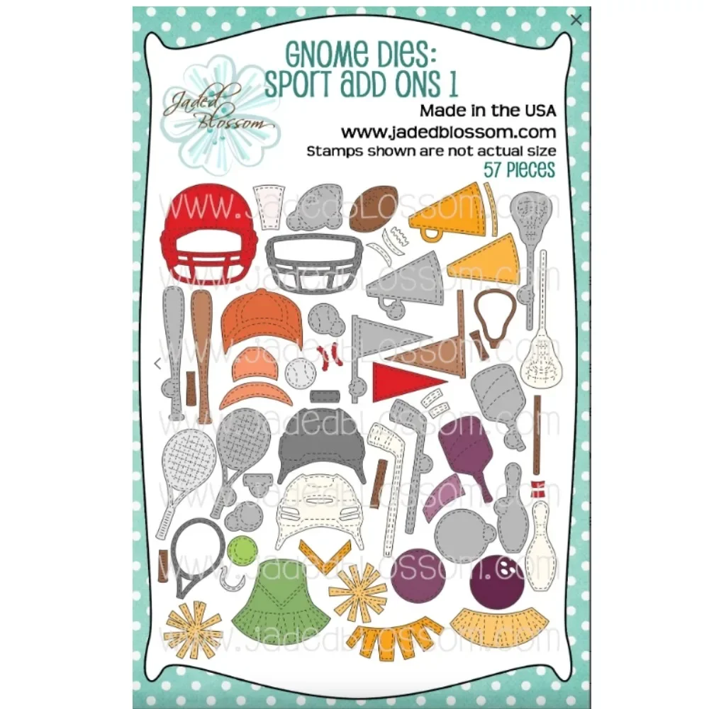 

GNOME DIES: SPORT ADD ONS Скрапбукинг дневник декоративный трафарет тиснение шаблон DIY Поздравительная открытка ручной работы