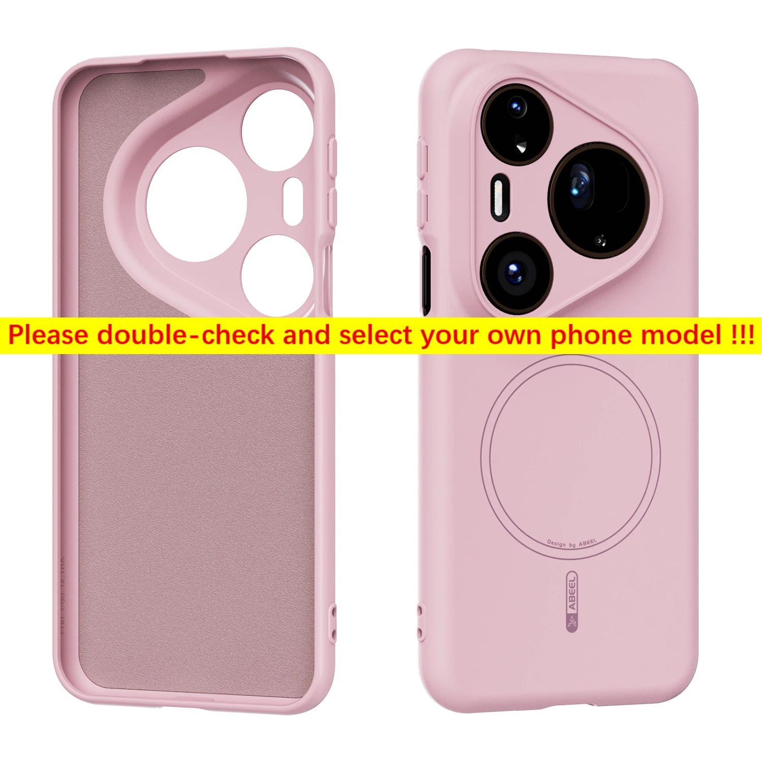Magnetic Silicone Soft Touch Phone Case - Skin Friendly Feel