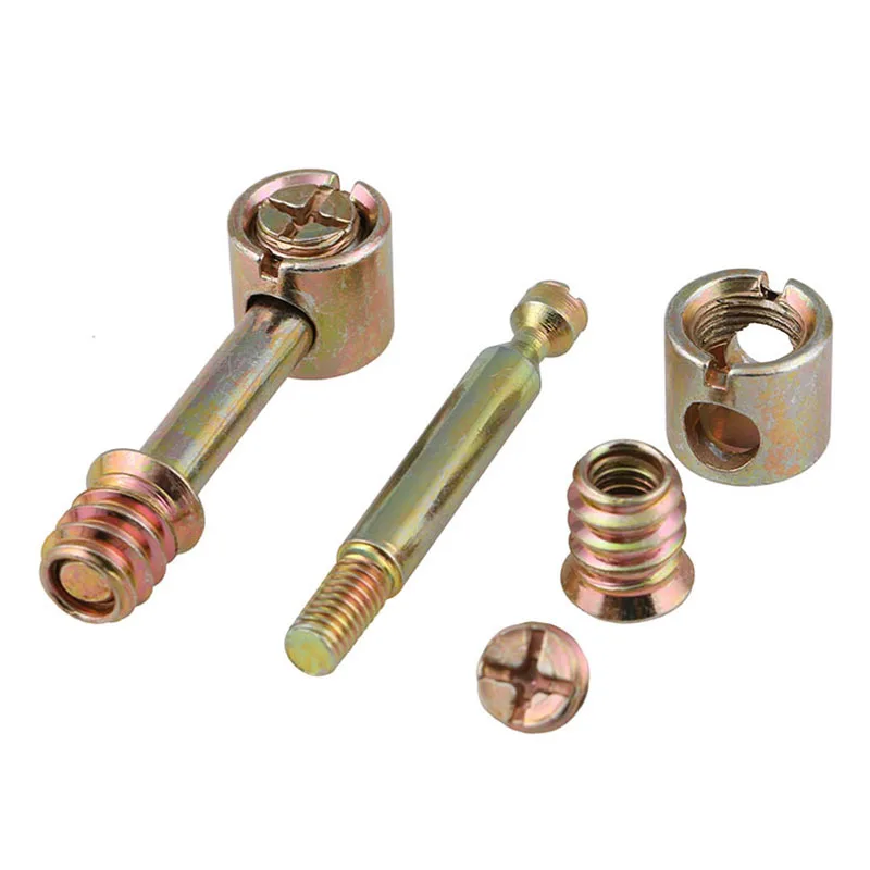 NOLDAR Möbelschrauben Set - 25 Stück M4 X 30 Mm Verbindungsschrauben | Für 30-40 Mm Material