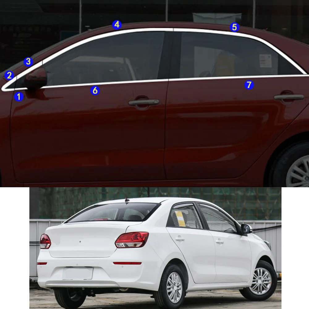 

Наклейка на автомобиль для KIA Pegas 2017 2018 2019 2020 2021, украшение, столб, окно, средняя полоса, отделка, запчасти для капотов
