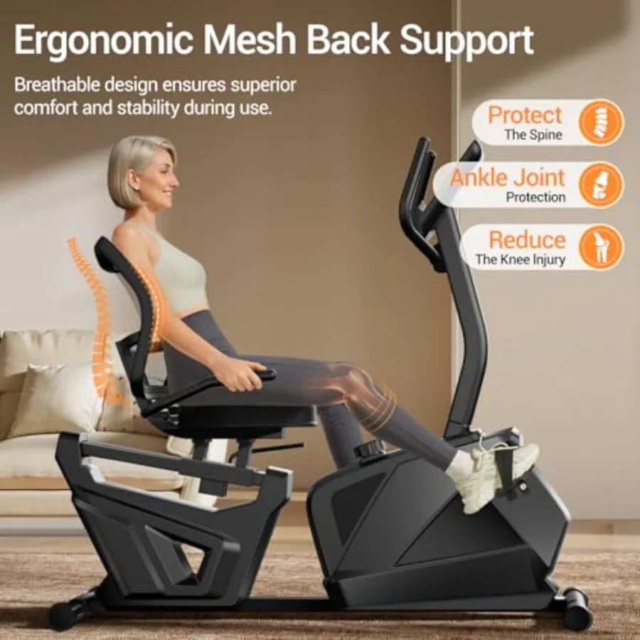 Heavy-Duty Recumbent Exercise Bike 4
