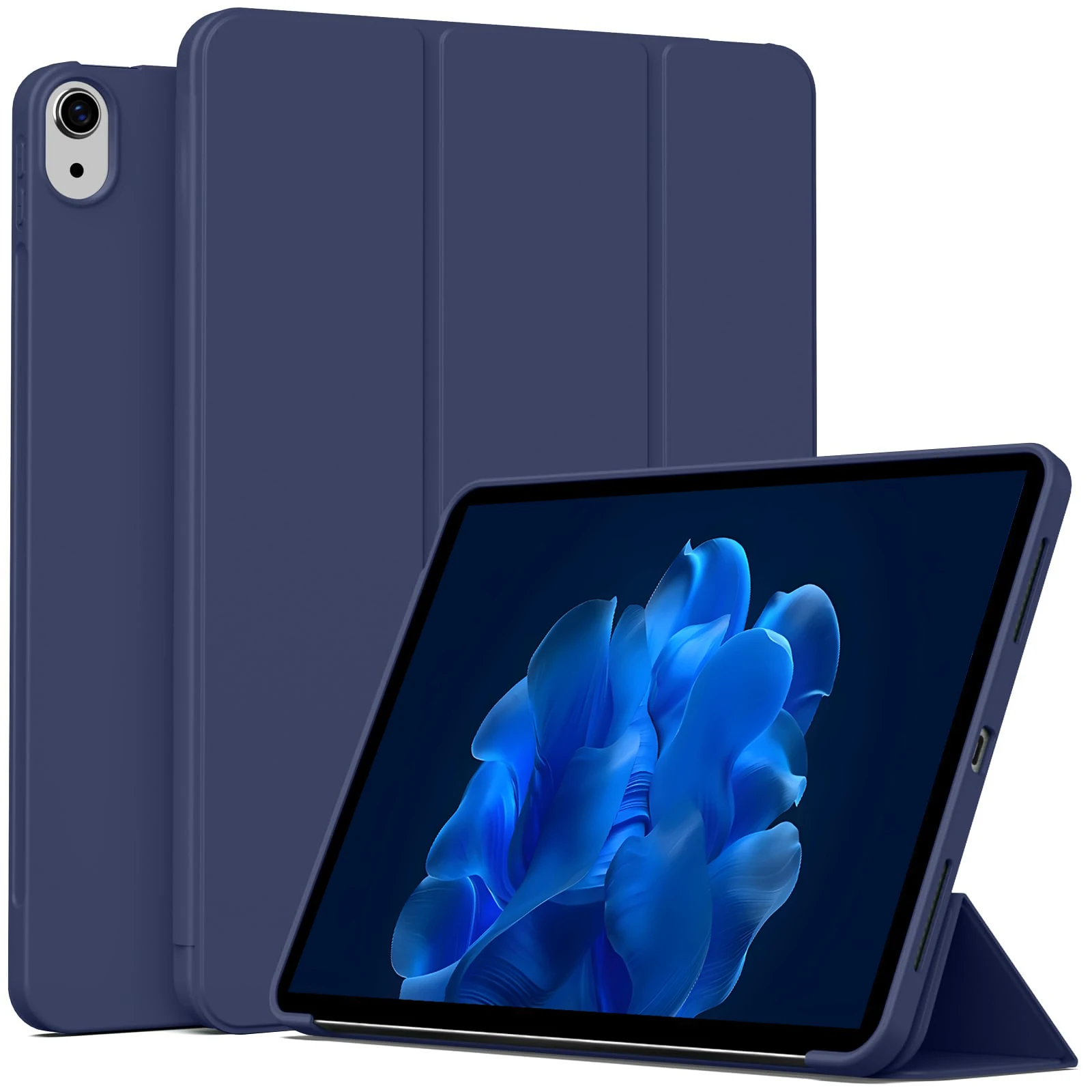 Auto Wake & Sleep Flip Smart Cover with Soft Silicone Case