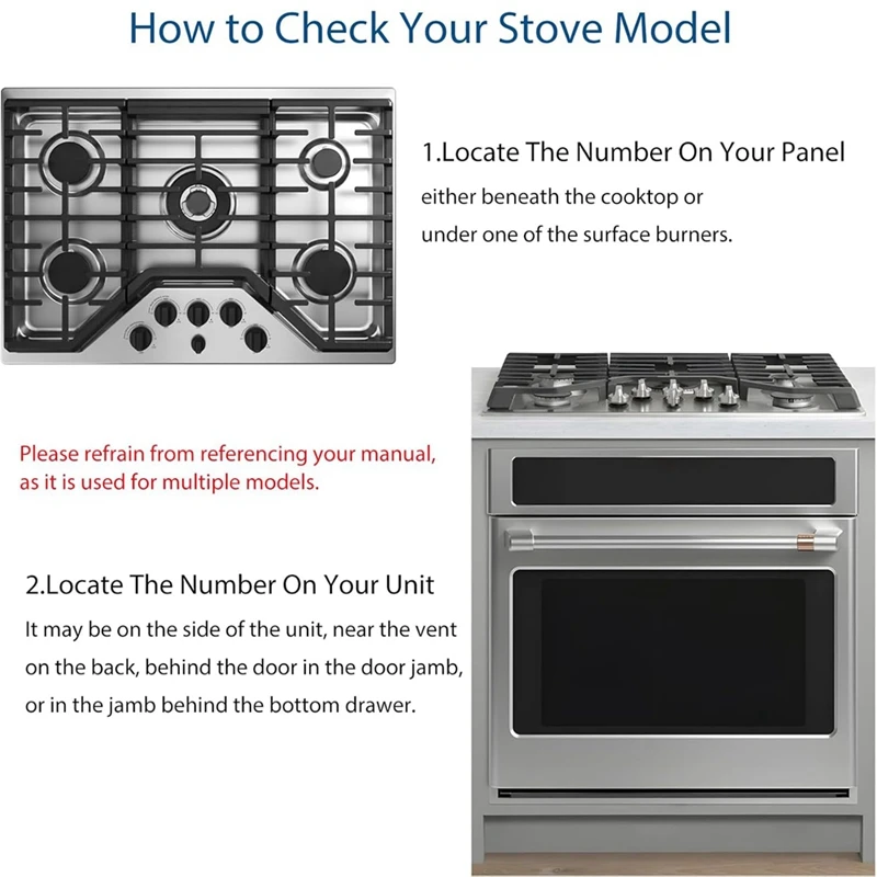 Stove Cover 0.4MM Thickness Reusable Stove Burner Covers For 36 Inch GE Gas Range Model JGP5036 PGP7036 PGP9036 CGP5036