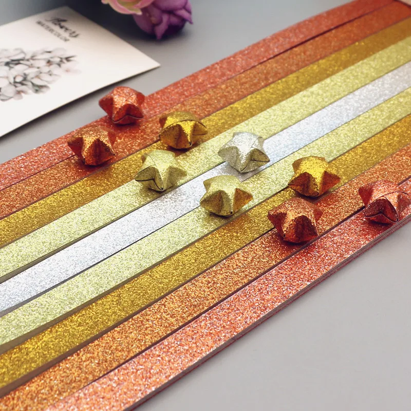 100/140pcs mixed Color Mixing Set Star Papers Lucky Star Origami