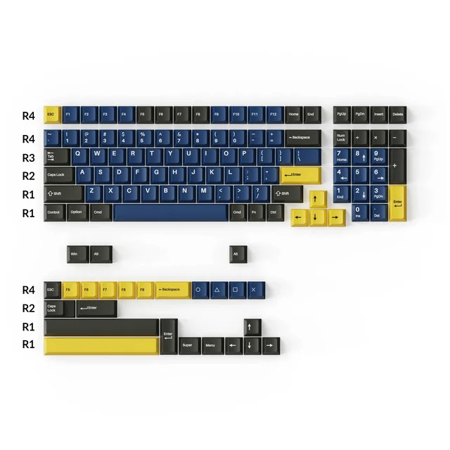 Cherry プロファイル ダブルショット PBT フルセット　キーキャップ