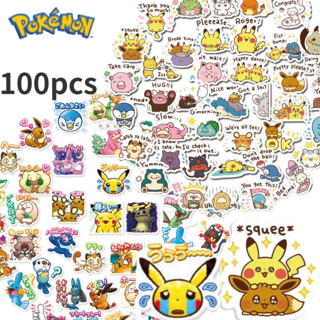 1st Oito Geração Espada Escudo Mega Evolução Anime Pokemon Adesivos Para  Crianças À Prova Dwaterproof Água Translúcido Pikachu Coletar Aplique -  Adesivos - AliExpress