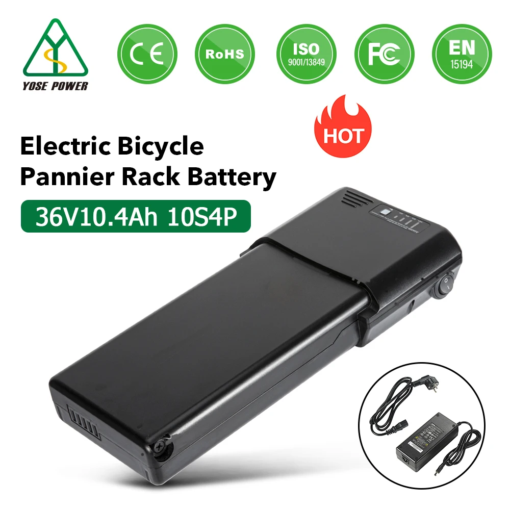 36V Battery Pack Ebike Battery 36V10.4Ah Maratron Electric Bike Battery  Electric Bicycle Akku for MIFA Rehberg Zündapp Victoria