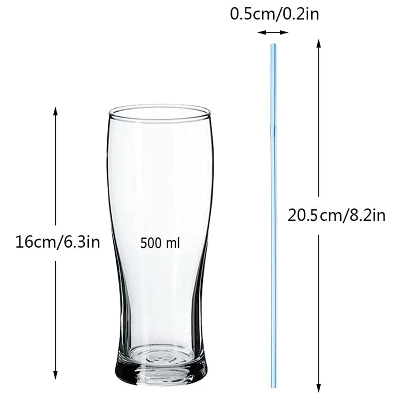 Fluorescent Bendable Drinking Straws Black Birthday Beverage Straws Wedding Decor Mixed Colors Party Supplies disposable plastic straws disposable paper straws