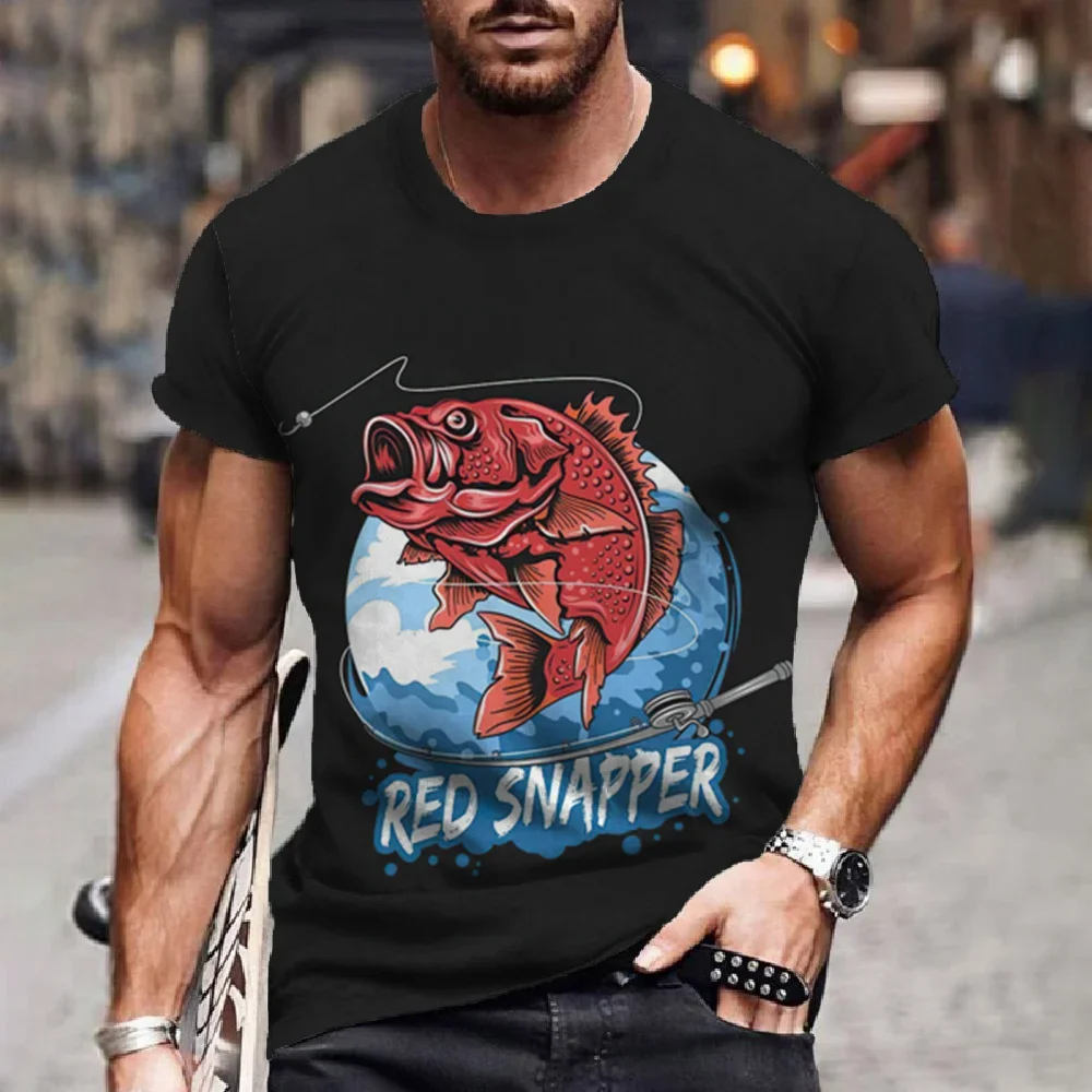 Fishing Graphics Mens T-Shirts 3D Printed Tees Retro Short Sleeve Tops  Summer Men's Clothing Outdoor Streetwear Angler Shirts XL - AliExpress