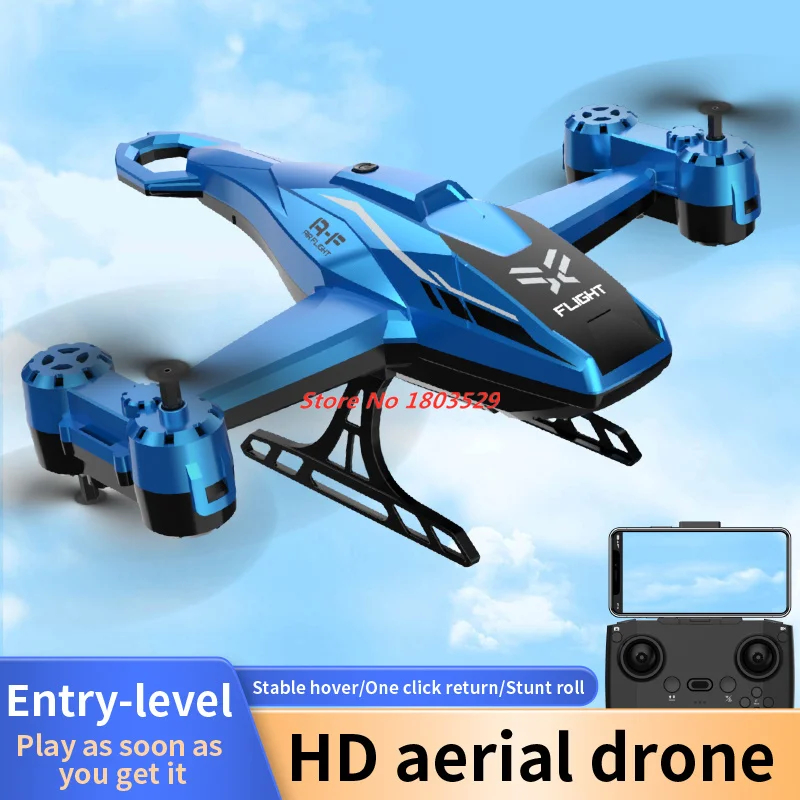 4K WIFI FPV 헬리콥터 원격 조종 헬리콥터 4K HD 카메라 RC 비행기 고도 유지 원키 착륙/이륙/귀환 RC 쿼드콥터 선물