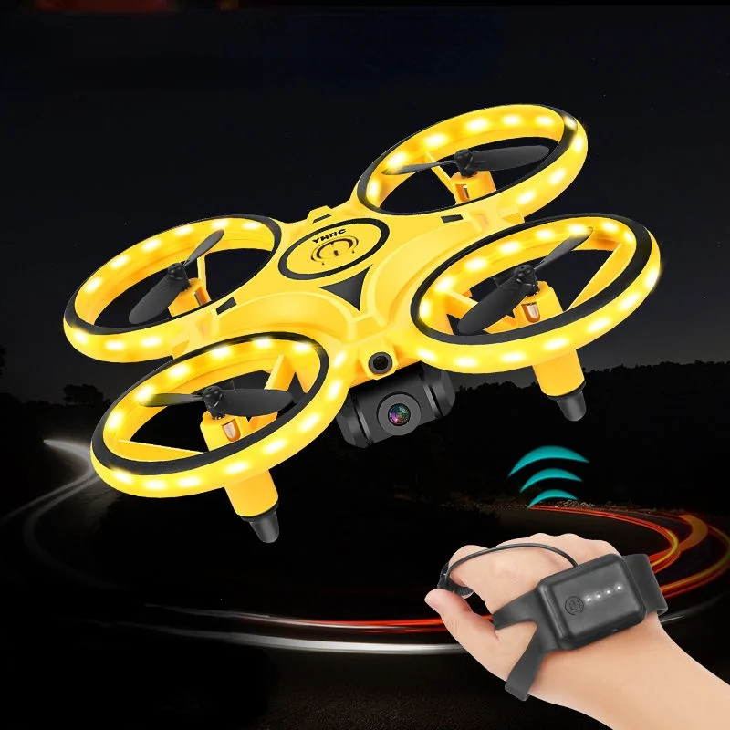 New RC Mini Quadcopter Induction Drone Smart Watch Remote Sensing