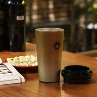 500ml Insulated Travel Coffee Cup Double Wall Leak-Proof Thermos Mug Vacuum Stainless Steel Tea Tumbler with Lid and Handle 5