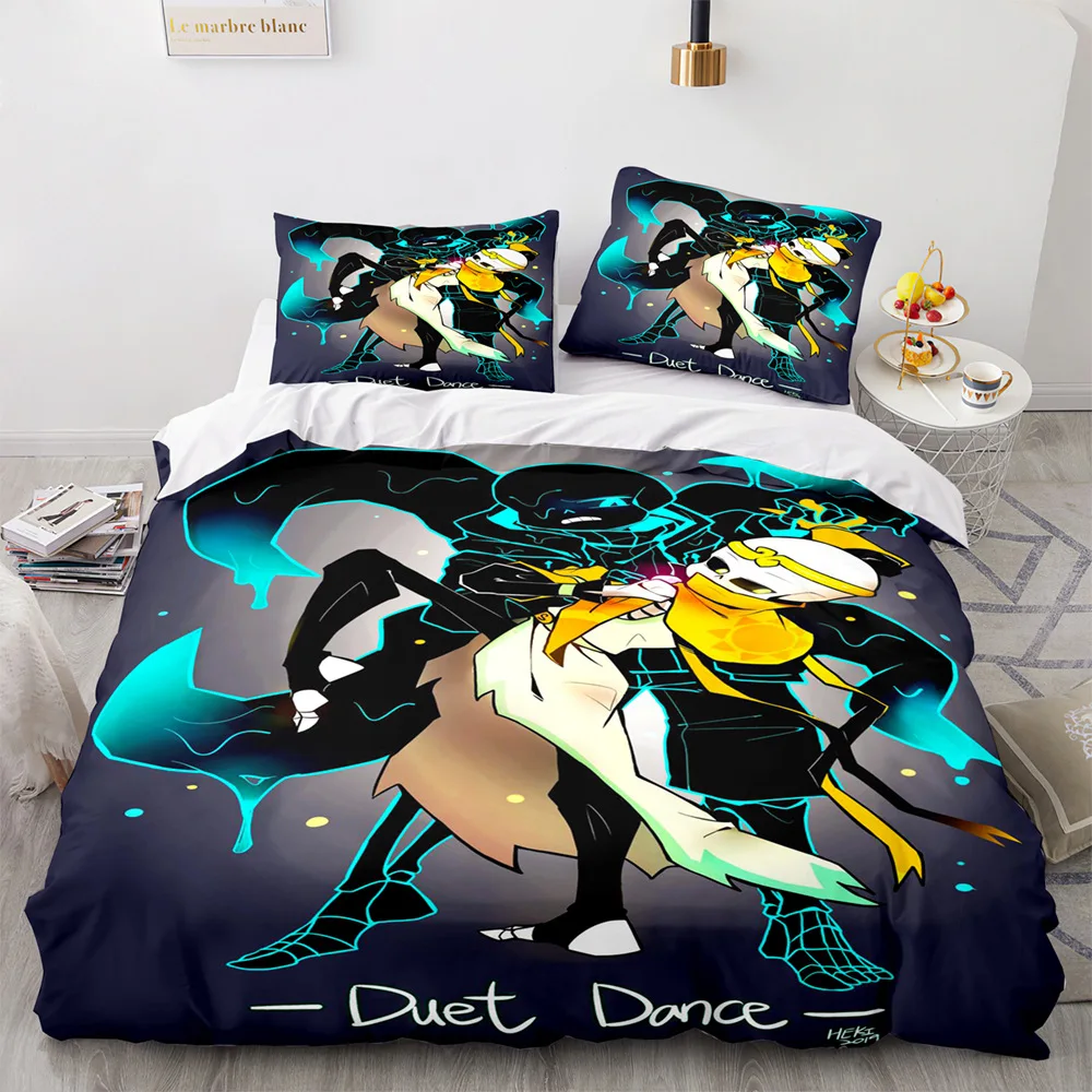 Undertale Bedding Set Single Twin Full Queen King Size Frisk Sans Anime Bed Set Aldult Kid Bedroom Duvetcover Sets 3D Print 013 4
