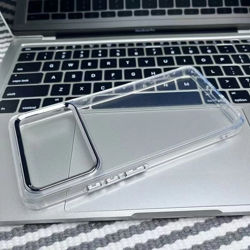 Magnetic Shockproof Transparent Phone Case with MagSafe Compatibility