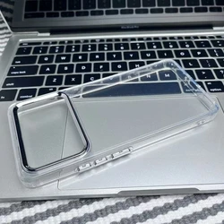 Funda de teléfono transparente magnética a prueba de golpes con compatibilidad MagSafe
