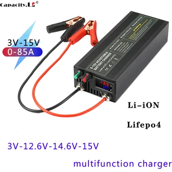 12V Lifepo4 charger 60A 750W lithium battery charger 900W 12.6V 14.6V 2