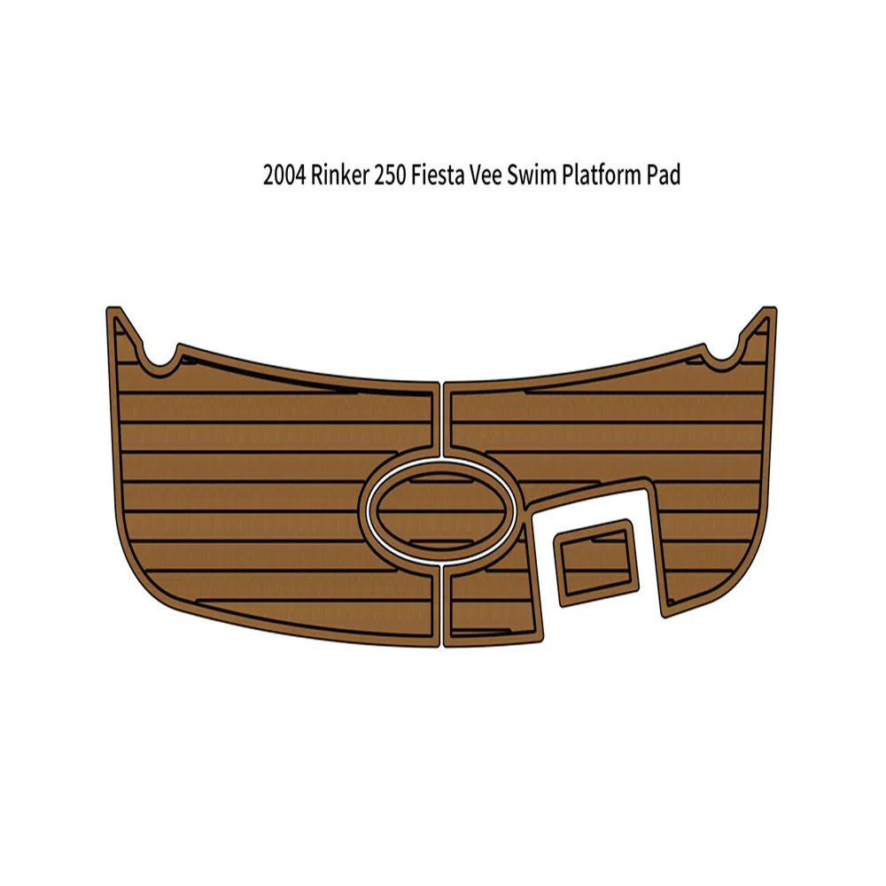 

2004 Rinker 250 Fiesta Vee Swim Platform Boat EVA Faux Foam Teak Deck Floor Pad
