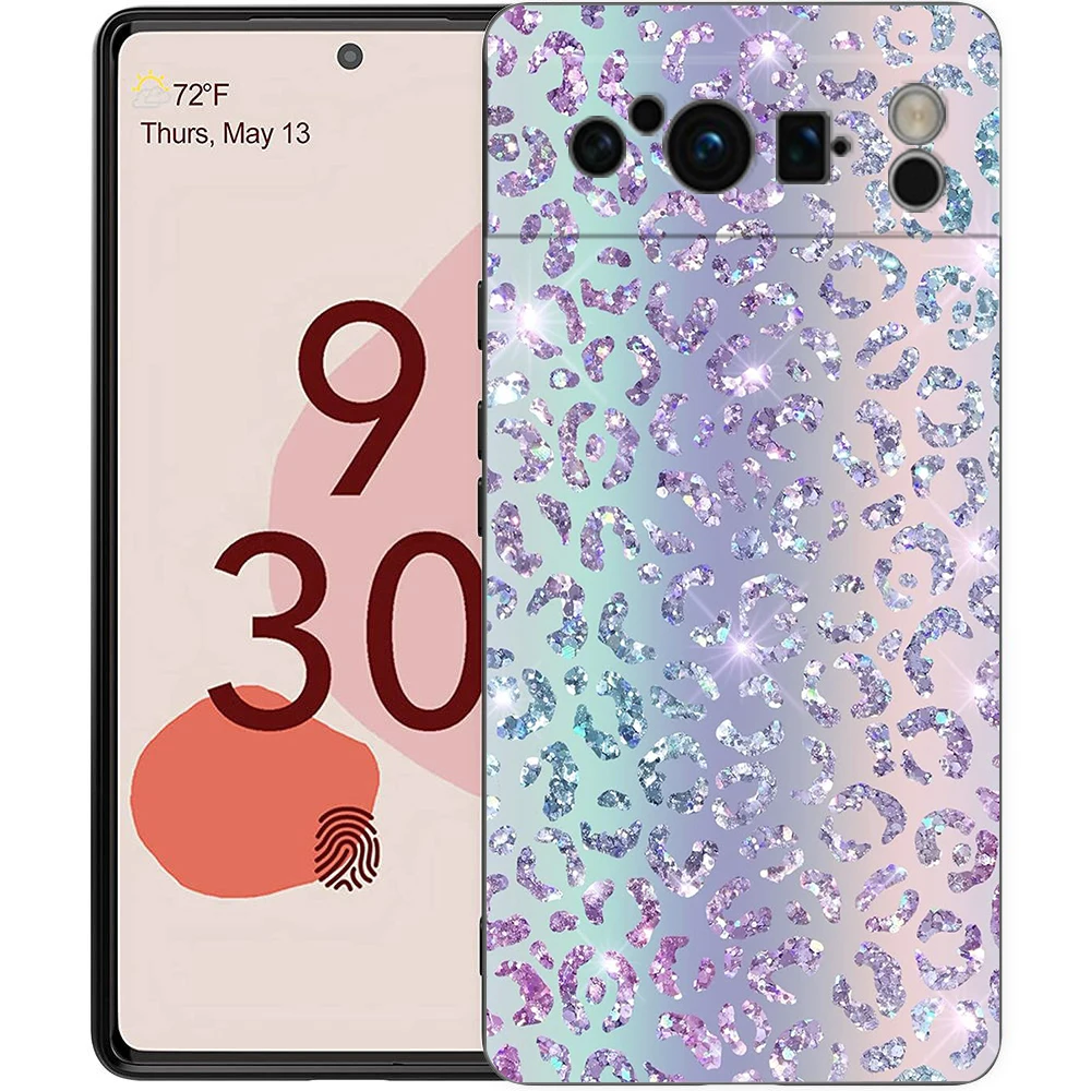 Leopard Print Shockproof Phone Case Cover - Soft TPU Shell with Smudge-Resistant Coating