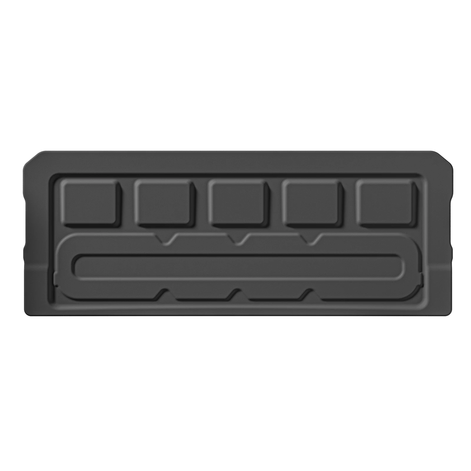 Alfombrillas TPE 3D para Dodge RAM1200/Peugeot LANDTREK/Fiat TITANO/Changan Kaicene F70 2022-2024, alfombrillas de cama para camión de aceite combustible, color negro