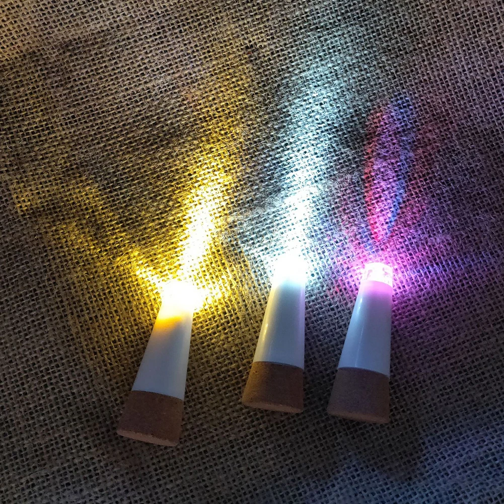 LED 충전식 병 조명 미니 코르크 모양의 공예 빛 로맨틱 USB 전원 코르크 조명 와인 병 파티 장식 크리스마스