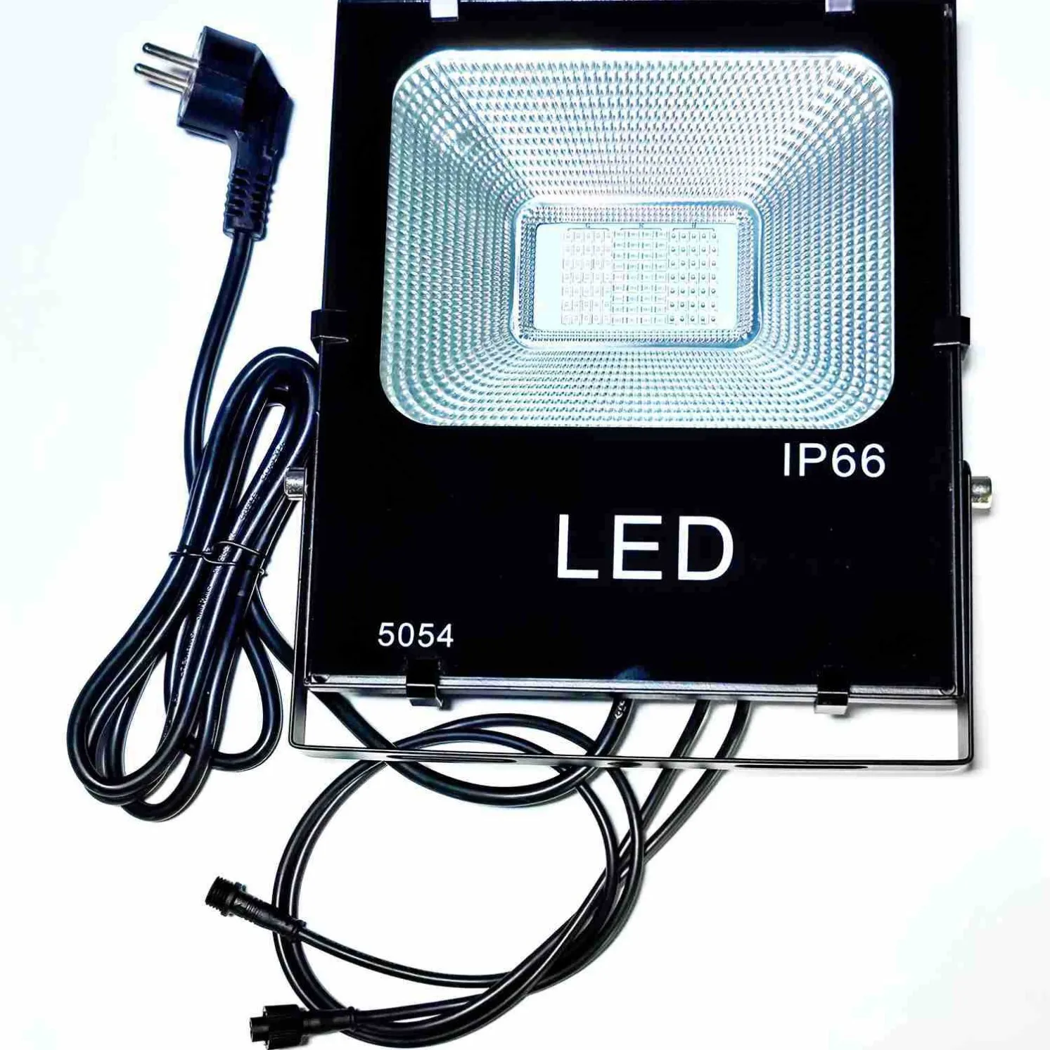 30W-200W RGB/RGBW DMX512 LED 투광등 AC85-265V 입력 블랙 케이스 IP67