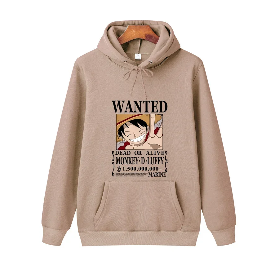 

New Cartoon Anime One Piece Winter Manga Hoodie Men Casual Streetwear Luffy Cool Zoro Sweatshirt Graphic Hip Hop Hoody Unisex
