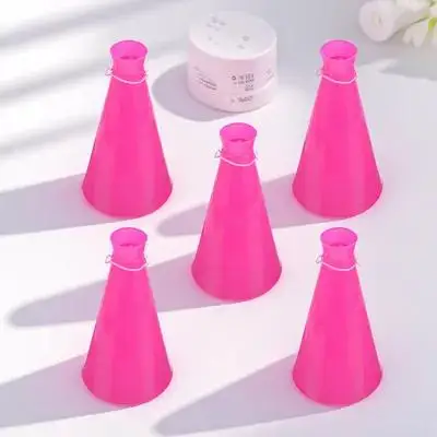 5Pcs 플라스틱 응원 메가폰 축구 게임용 파티 경적 콘서트 응원 소품 휴대용 소음 발생기 야외 이벤트