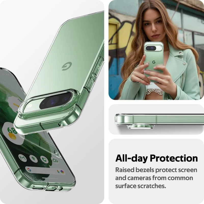 Fashion Ultra-Thin Transparent Shockproof Silicone Case – Premium Soft TPU Protective Cover