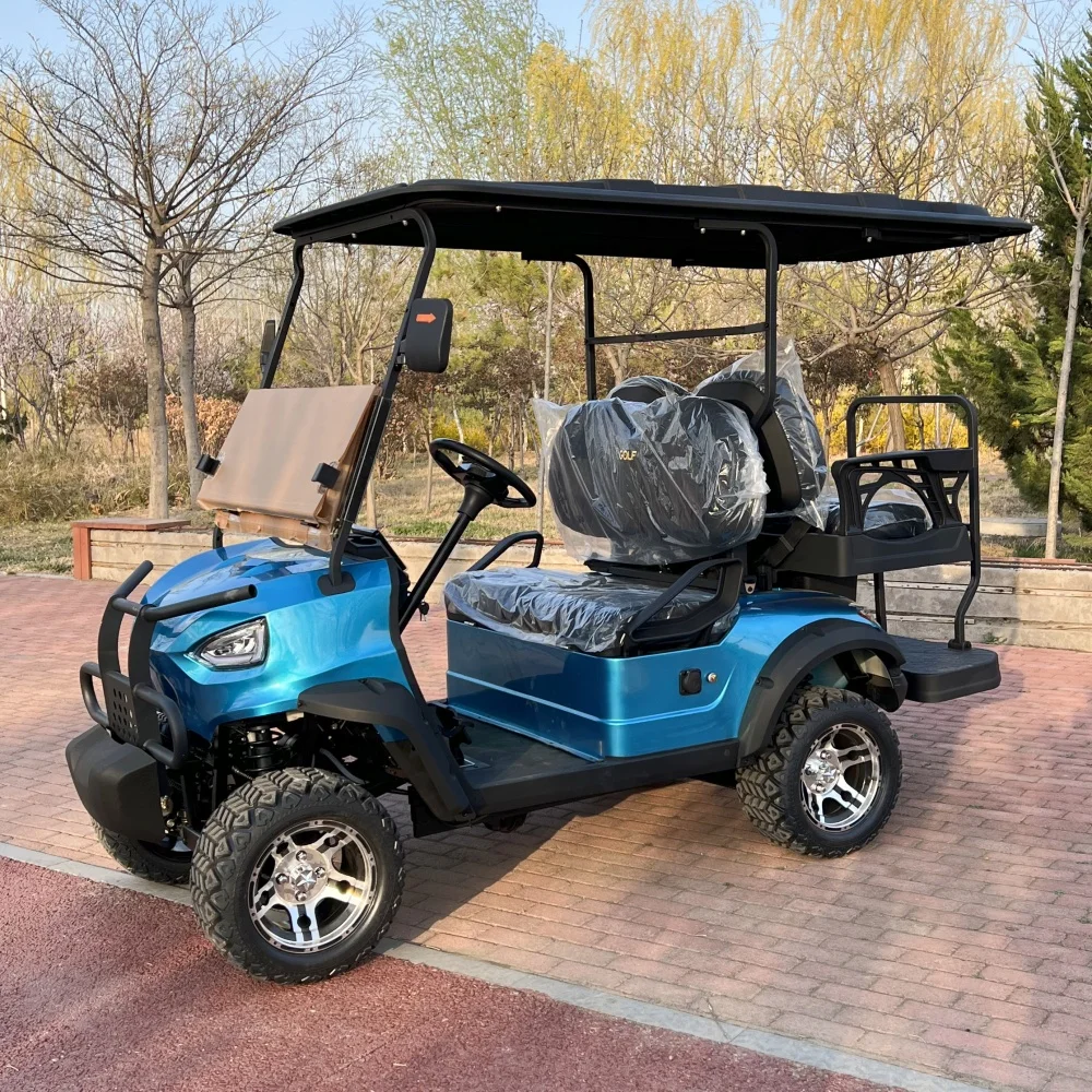 

2024 Most Popular Electric Golf Cart Legal Lithium Battery Wholesale Off Road Street CE 220V/110V Adult Golf Car Price