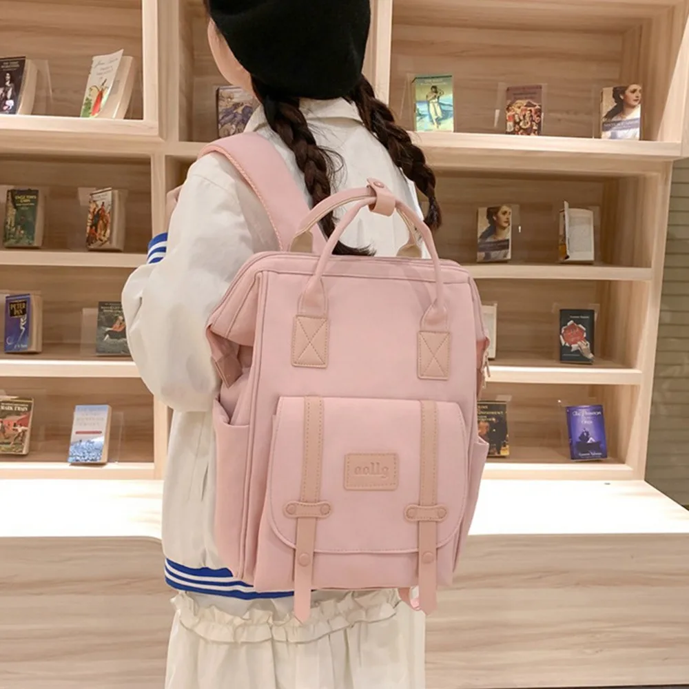 Nylon Mommy Backpack Anti Splash Water Multifunctional Baby Diaper Bag Portable Wear-resistant Mommy Shoulder Bag Newborns Gift