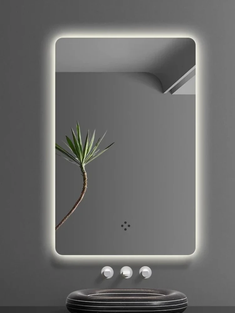 Nordic Smart Bathroom Cabinets Simple Shelves Storage Vanity Bathroom Mirror Cabinet Dresser Home Furniture Armario Bano FYBC