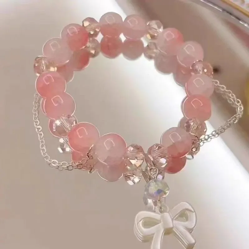 New Fashion Y2K Sweet Cherry Blossom Bracelet For Women Exquisite
