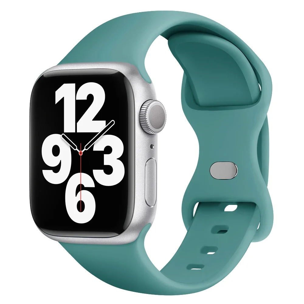 Premium Soft Silicone Smartwatch Band - Versatile Sport Strap Bracelet