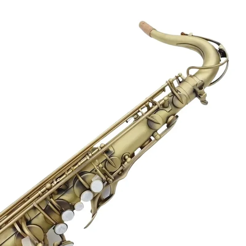 High Quality France 54 Professional Tenor Saksafon B Solid Ancient Baker Simulation Pirine Steel Tenor Sax Music Time